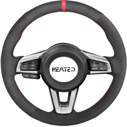 Braiding cover for steering wheel cover for Mazda MX-5 2015 2016 2017 2018 2019 2020 Steering Wheel Cover for Mazda