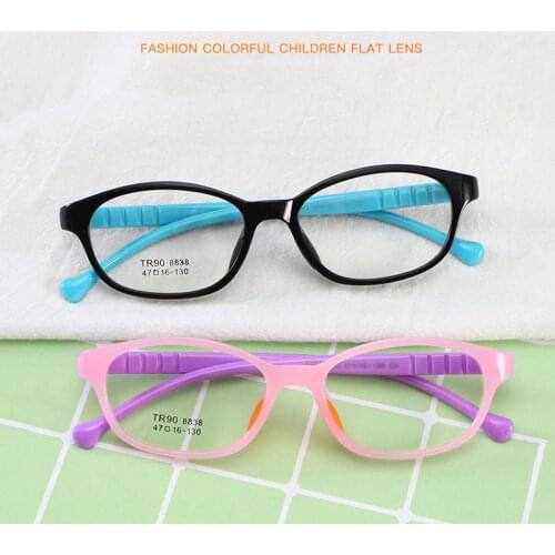 Student Lightweight Eyeglasses Frame Boys Girls Prescription Spectacles Optical Frame Safety Oval TR90 Eyeglasses Frame