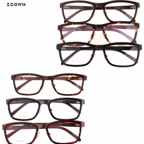 ZOBWN retro Glasses Frame Men mix sale Oculos de grau masculinos Spectacle armacao oculos Myopia Glasses Women lentes opticos