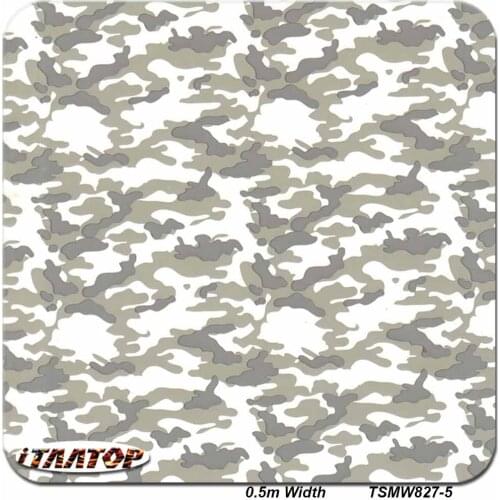 ITAATOP Camouflage Film TSMW827-5 0.5M * 2/10/20M Water Transfer Printing Film
