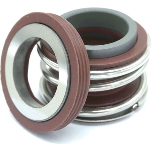 Fit Shaft Diameter 15-75mm High Temperature/Corrosion Resist Mechanical Water Pump Shaft Seal Single Coil Spring SiC/WC/Viton
