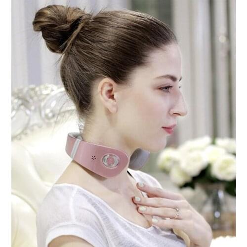 Cervical physiotherapy instrument electric neck massager multi-function electromagnetic pulse cervical massager