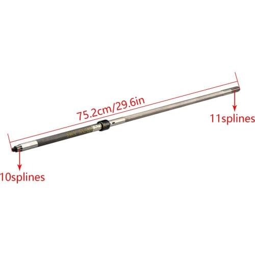 63V-45510-10 Driver Shaft Long shaft (L) for Yamaha Outboard Motor 2 Stroke 9.9HP 15HP F9.9 F15 F13.5 63V-45510-11 63V-45510-10