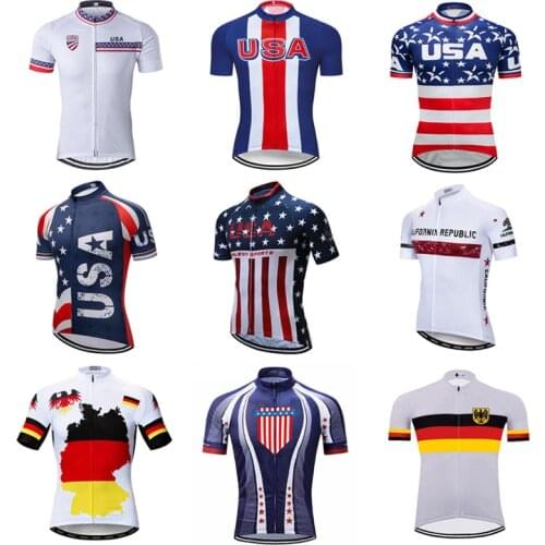 Pro Cycling Jersey 2021 Summer Breathable MTB Bike Clothes Short Sleeve Bicycle Clothing Hombre Ropa Maillot Sports Tops