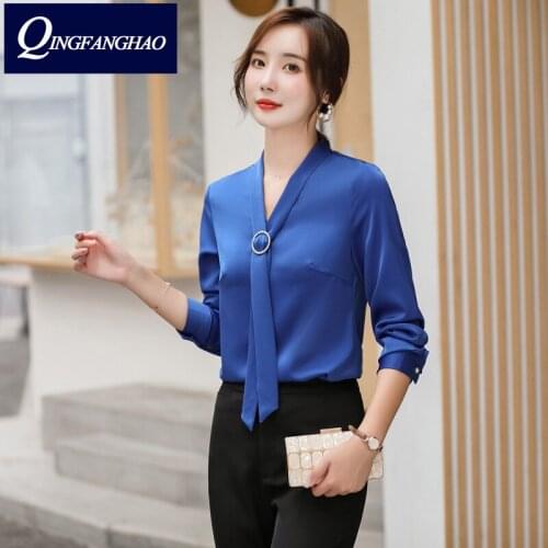 QingFangHao Office Blouses