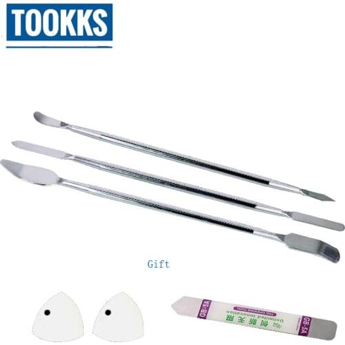 6Pcs Universal Metal Pry Spudger 6 in 1 Mobile Phones PC Opening Tools Disassemble Card for iPhone iPad Samsung