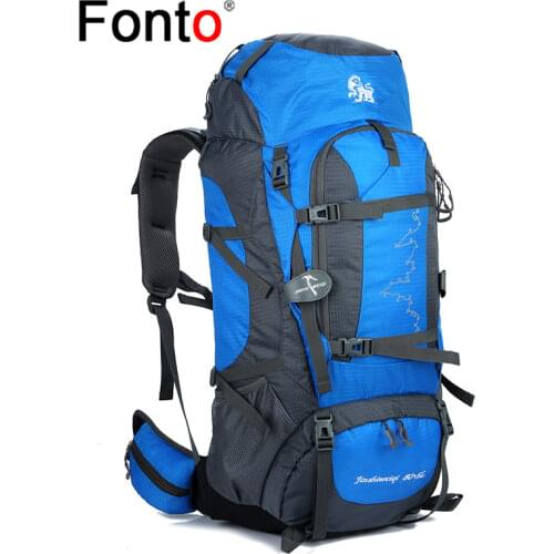 85L Large Capacity Camping Hiking Backpack Outdoor Waterproof Climbing Travel Backpacks Men Women Sport Rucksack Bags