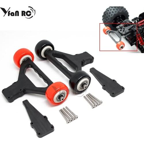 1 Set Arrma head up wheel raise head above bar for 1/5 arrma 8s kraton outcast RC monster truck accessory parts new nylon Z01