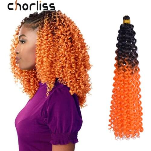 14inch Synthetic Hair Extensions Afro Kinky Curl Twist Crochet Braids Hair Bundles Ombre Braiding Hair Grey Pink Blonde Blue