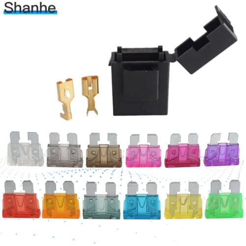 5pcs waterproof car fuse holder with fuse Terminals