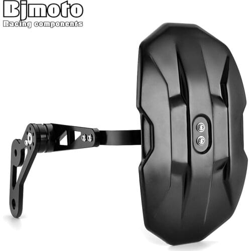 BJMOTO Motorcycle Accessories Rear Fender Mudguard with Mounting Bracket For most Motorbikes with 17mm/25mm Rear axle bolt