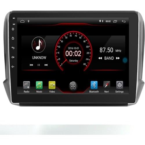 10.2 "2.5D Car DVD Multimedia player For Peugeot 2008 208 Android 10 Radio Tape Recorder Navigation GPS