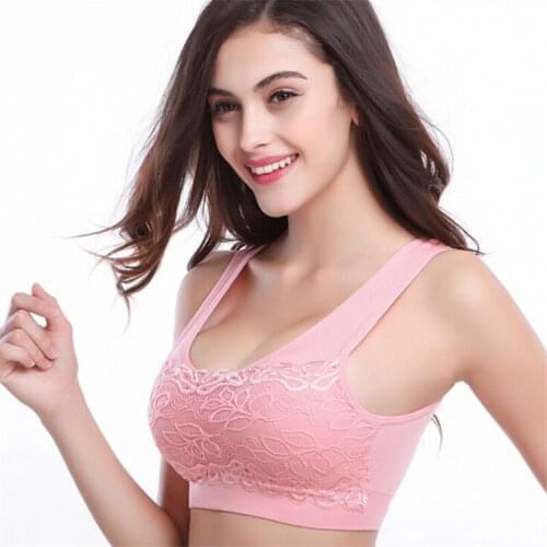 Brand Push Up Bras Lace Seamless Backless Crop Tops Women Sexy Bra Bralet Brassiere Bralette for Women Fitness Bras Tank Top