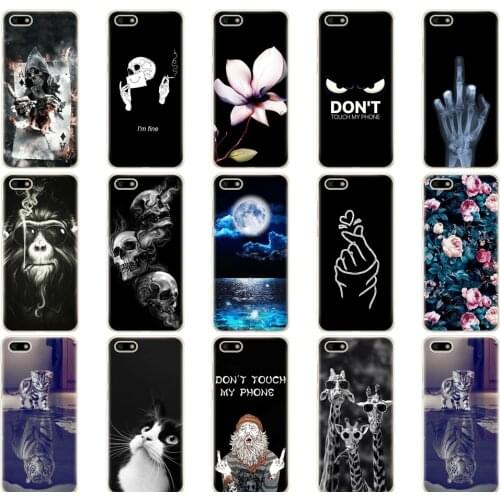 For Huawei Honor 7S 5.45" Case For Huawei 7S Soft TPU Silicon Various Cover On Honor 7S 7 S Phone Case For Huawei Honor7S Coque