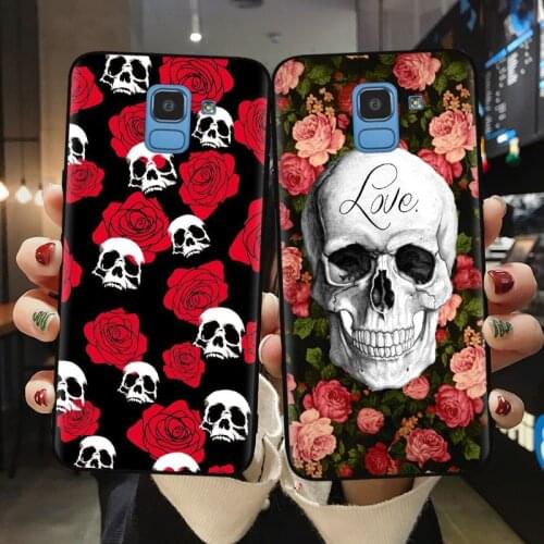 Grim Reaper Skull Skeleton Luxury phone case for Samsung J3 J5 J7 2017 J4 J6 Plus 2018 A51 A71 S20 Plus Ultra Case Cover Coque