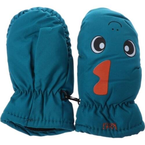 2-5years Good Quality Baby Mitten For Winter Kids Boys Girls Outdoor Warm Gloves Waterproof Windproof New Dropship