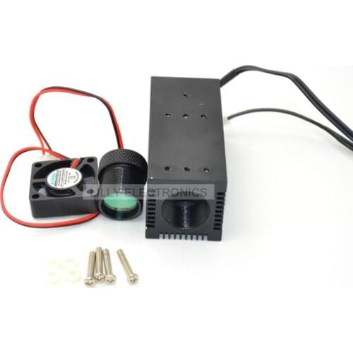 33mm*33mm*80mm Focusable Laser Module Housing for C Mount Module with Heat Sink and LD Base