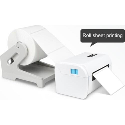 Dual Sensor Exquisite Multifunctional Thermal Printer with Holder Barcode Printer High Efficiency for Barcode