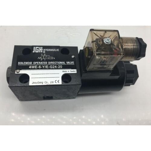 JGH HYDRAULIC SOLENOID OPERATED DIRECTIONAL VALVE 4WE-6-D/E-G24-20 4WE-6-Y/E-G24-20 4WE-6-D/E-W220/50-20 4WE-6-A/B/E-W220-50-20
