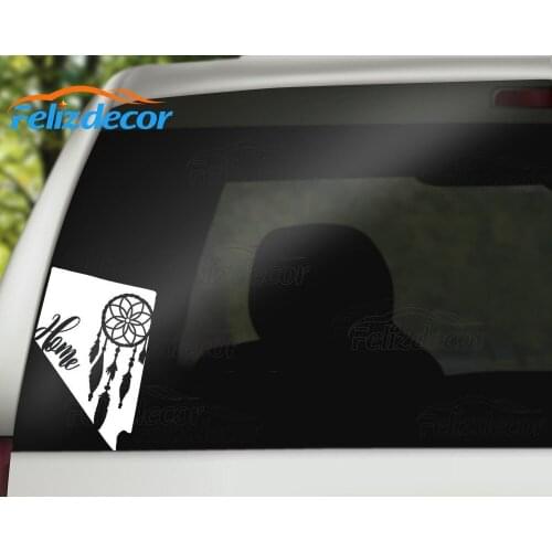 Country/State Nevada Dream Catcher Styling Rear windshield Art Decor Bumper Waterproof Vinyl Window Car Decal Stickers L381