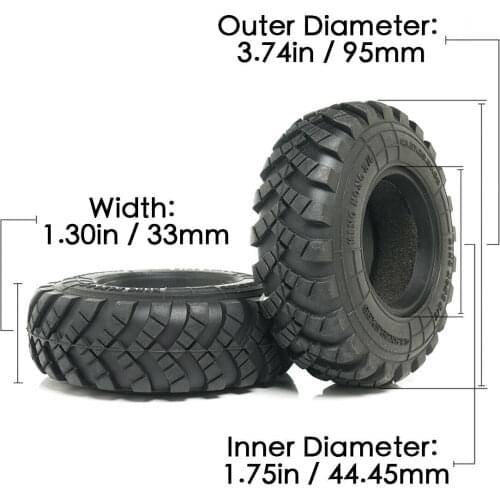 KKRC Old Liberation Series CA30 Soviet Union Truck Tractor Mud Head 95mm Tire D-T060