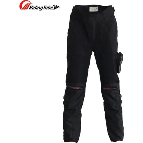 Riding Tribe Summer Motorcycle Riding Pants Off-road Breathable Automobile Race Pants Net Fabric Wear-resistant With Knee pads
