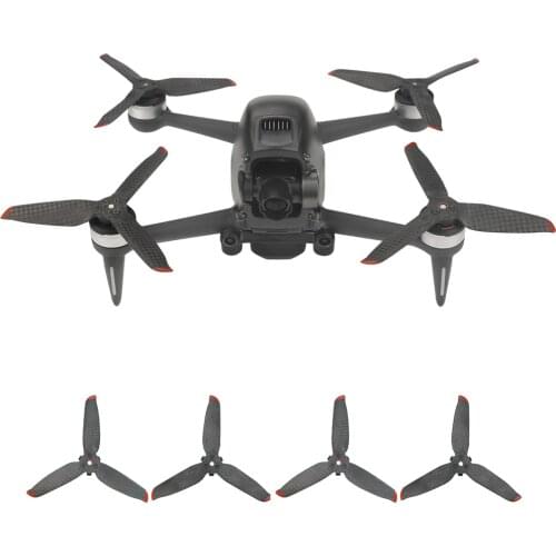Carbon fiber propeller blades are suitable for DJI FPV Combo ride through aircraft drone accessories