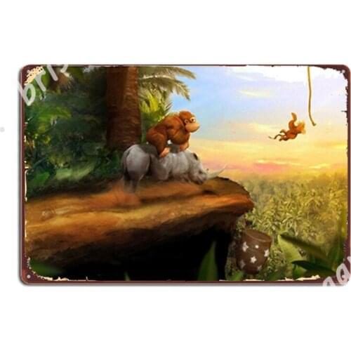 Jungle Lineage Metal Signs Club Vintage Wall Decor Cave pub Tin sign Posters