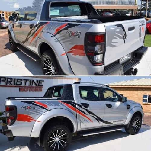 Car Stickers Pickup Side Body Decor Decals For Ford RANGER Raptor F150 Truck Hood Graphics Vinyl Cover Auto Exterior Accessories