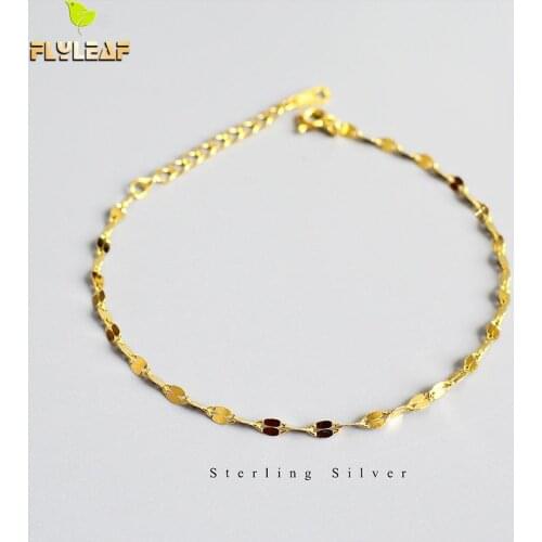 Real 925 Sterling Silver Bracelets For Women Shiny Ripple Slender Minimalist Fashion Fine Jewelry Bracelets & Bangles Flyleaf