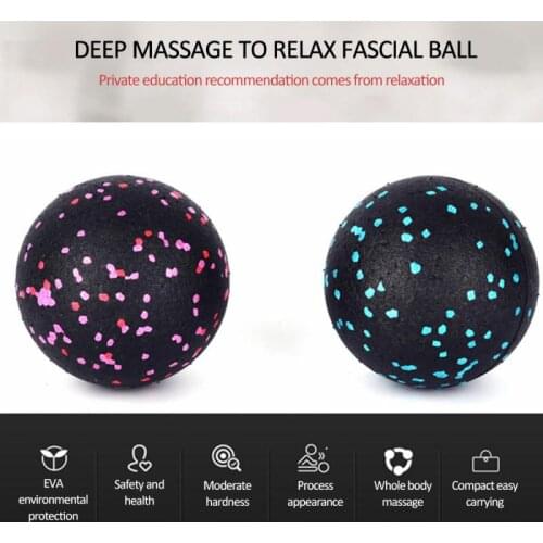 NEW Fitness Ball Double Lacrosse Massage Ball Set Mobility Peanut Ball For Self-Myofascial Release Deep Tissue Yoga Gym Home