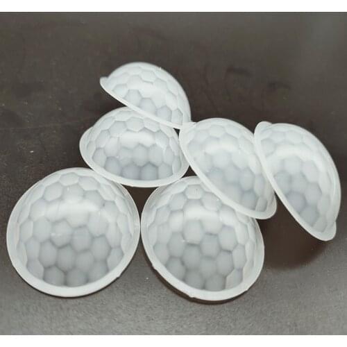 Drop shipping 25.3*12.5mm PIR Human Body Infrared Induction Fresnel Lens Optical HDPE NF-IR Lenses