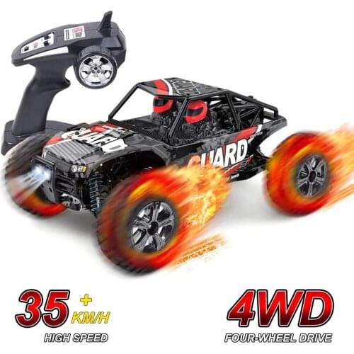 RC Car 1/14 Scale Four-All Wheel Drive Model Car High Speed Radio Controlled Vehicle 2.4GHZ 4WD Off-Road Buggy Children Toys