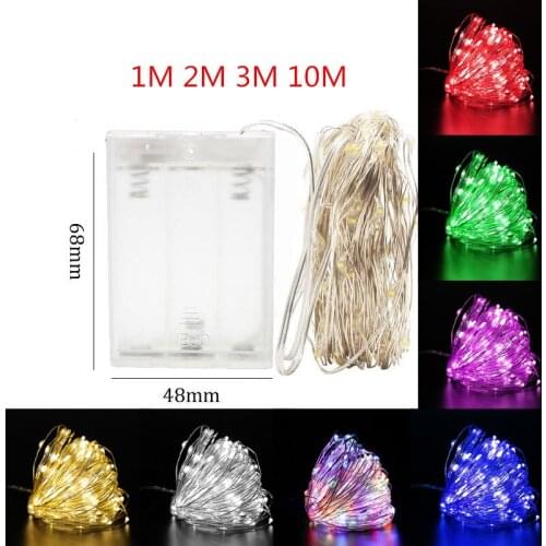 Christmas Decorations for Home Garland New Year Fairy Copper Wire Light String Christmas Ornaments Christmas Tree Decoration