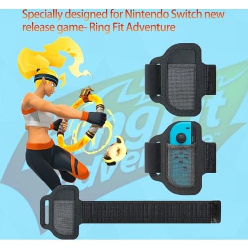 AOLION RCon Switch Grips and Leg Strap RCon Adventure Anti-Slip Grips Adjustable Leg Strap Set Kit for RCon Nintendo