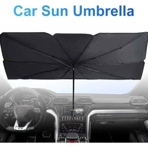 Foldable Car Windshield Sun Shade Umbrella Car UV Cover Sunshade Heat Insulation Sun Visor Front Window Interior Protection