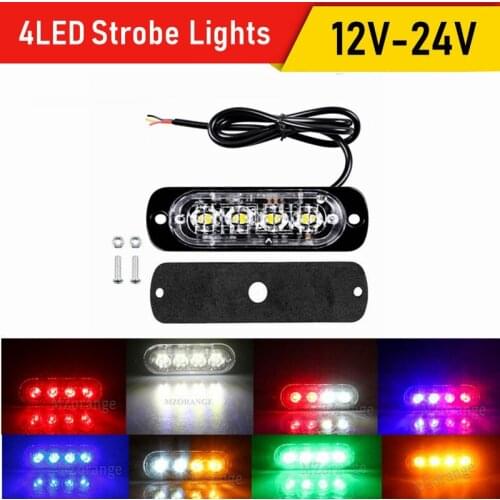 Truck Light 12-24v LED Trailer Strobe Lights Emergency Light LED Light Truck Lights Flashing Recovery Grill Breakdown Lights