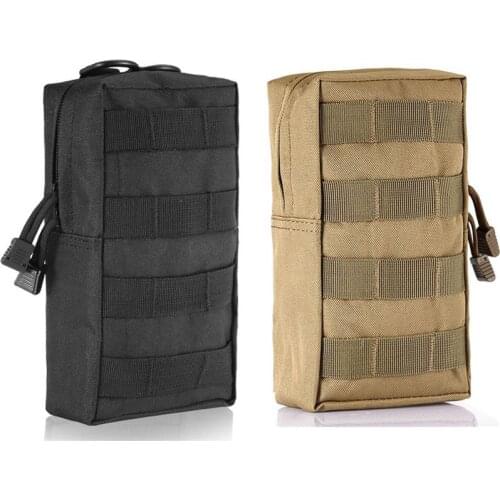 Outdoor Tactical Molle Pouch Bag Utility EDC Pouch Belt Hunting Waist Pack Military Airsoft Wargame Accessory Bag for Backpack