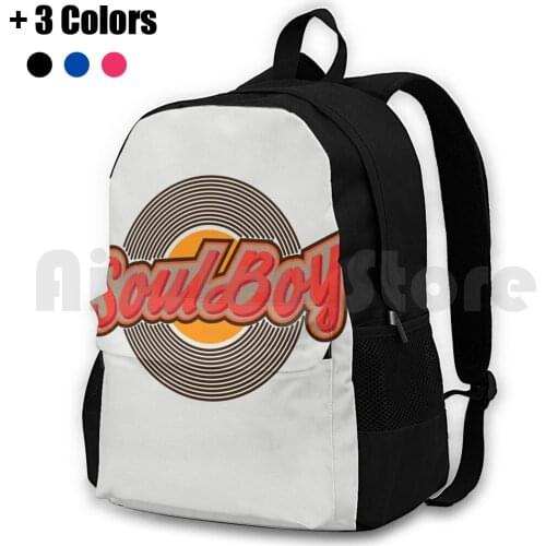 Soul Boy Outdoor Hiking Backpack Riding Climbing Sports Bag Soul Soul Music Music Modernist Typography Vinyl Mod Scotter