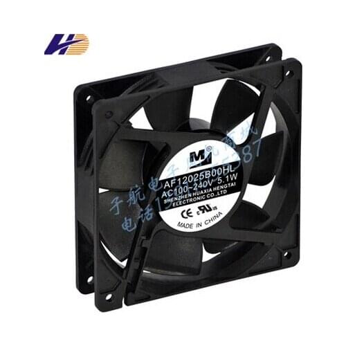120*120*25 100V-220V 5.1W AF12025B00HL AC fan for wide voltage inverter fan
