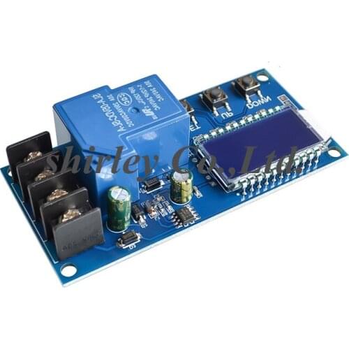 XY-L30A relay Storage battery battery Charging control module Digital full power off overcharge protection switch 6-60v