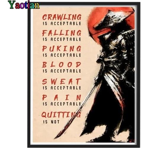 Japanese Samurai Spirit Art 5D Diamond Painting Diamond Embroidery Home Decor Modern Full Square/Round Diamond Mosaic DIY