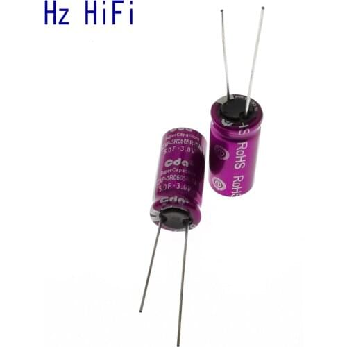 10PCS New 3V CDA 3V5F 3.0V 5.0F 5F Farad Capacitor Replaceable Battery