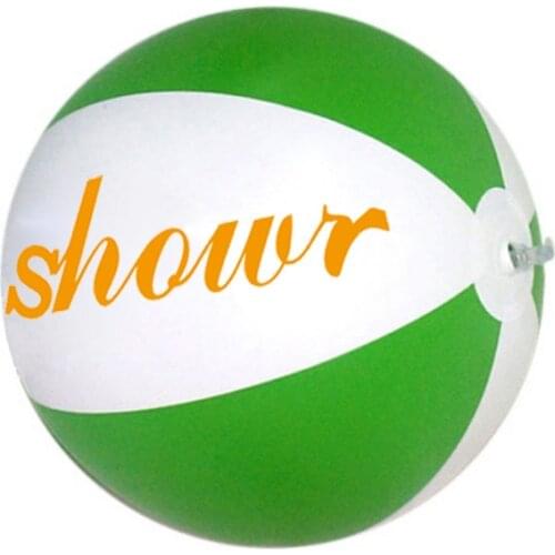 100pcs lots Beach Ball Logo customized Advertising balloon inflatable PVC ball water pool playing toys Good quality wholesale