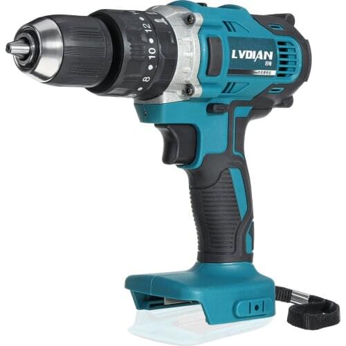 18V 3 In 1 Cordless Impact Drill 2 Speed Rechargable Electric Screwdriver Drill Li-Ion Battery Adapted to Makita Battery