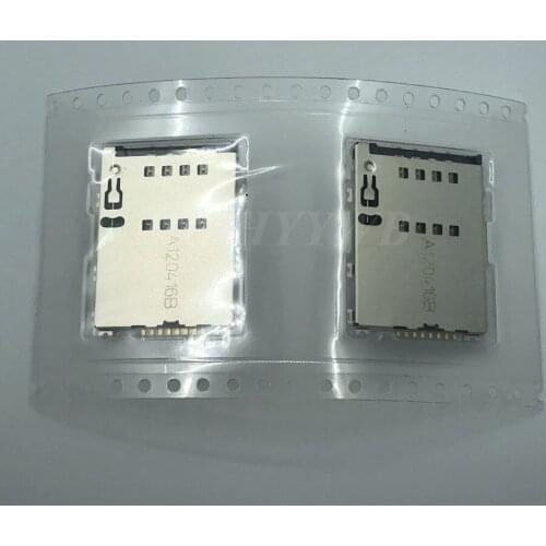 3pcs/lot New SIM card Socket Reader Holder Slot for Samsung W899 P6800 W999 P7500 S5750 I8530 B9120 P5100 P5110 P7100