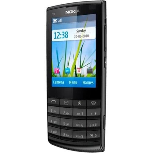 Phone Nokia X3-02 Unlocked GSM 850/900/1800/1900MHZ Cell Phone 5MP camera WIFI support 32GB TF