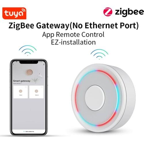 Tuya Zigbee 3.0 Gateway HUB Wireless Smart Home Bridge Smart Life Remote Control Zigbee Protocol Works With Alexa