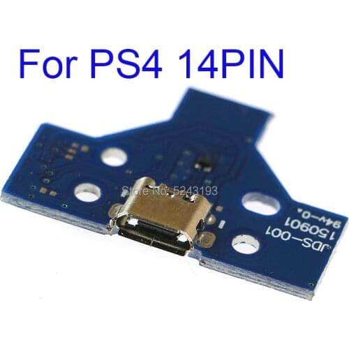 For PS4 charging board charging board 14Pin USB Connector LED Charging Charger PCB Board Controller With Power Cable FOR PS4