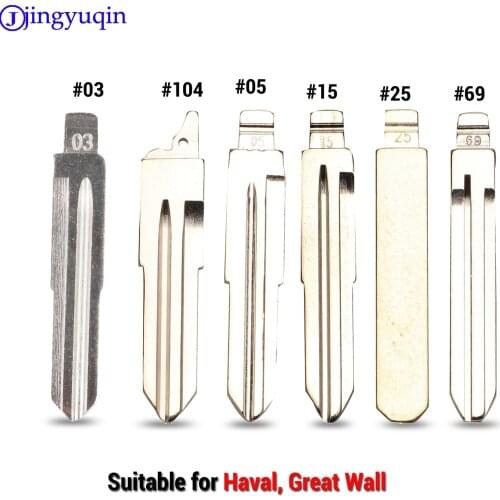 Jingyuqin Great Wall For Harvard H3 H5 For 1p Car Key Ucut Blade #03 #104 #05 #15 #25 #69